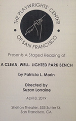 A Clean Well Lighted Park Bench program